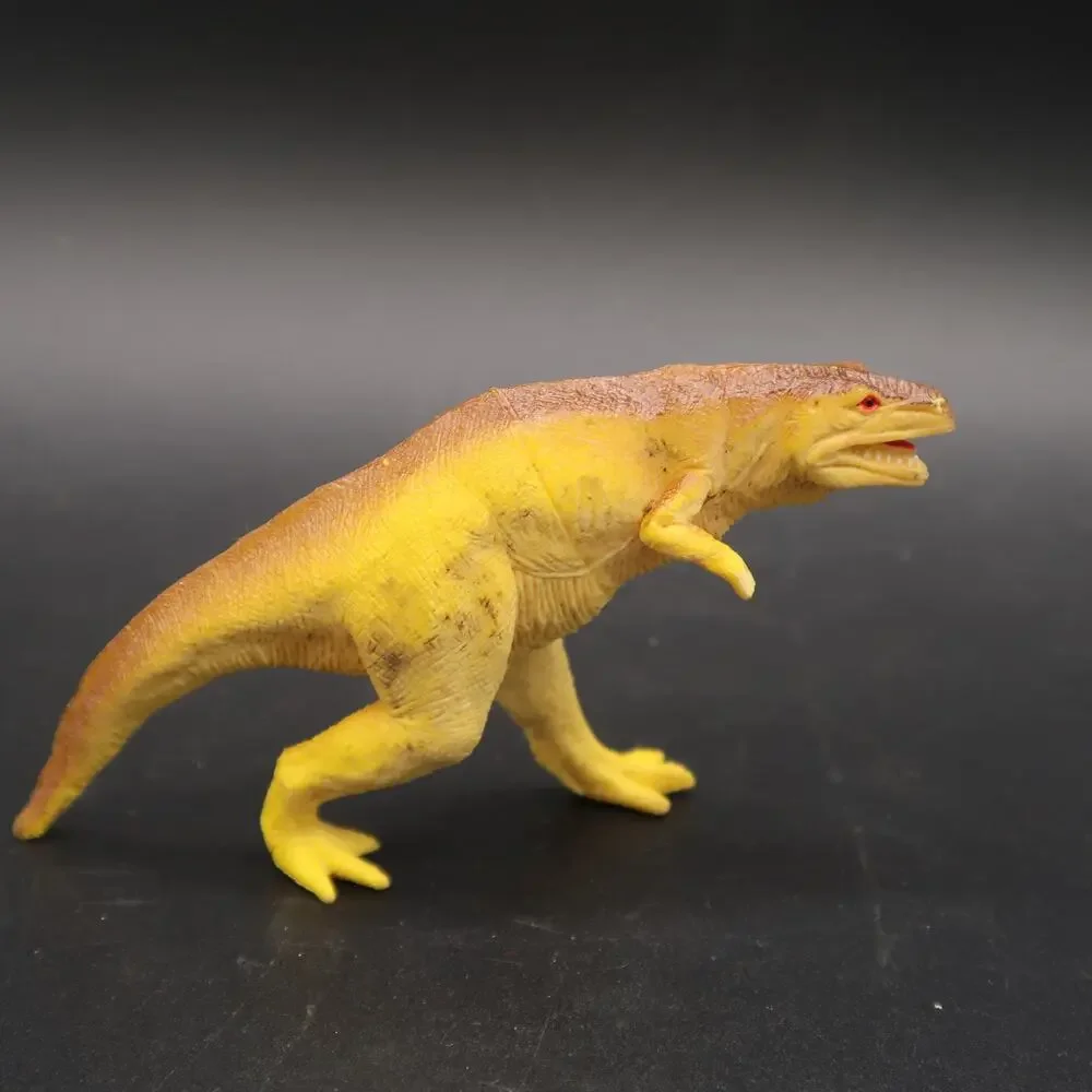 Dinosaur Toys Set of 6 Plastic Rubber Velociraptor Brontosaurus Chinasaur Vtg